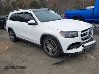 2021 Mercedes-Benz GLS 450 with VIN 4JGFF5KE4MA527615, listed as a IAAI auction lot 41804926 with 84,598 mi miles and . Bid and sale history available at DreamBid. Image 1.