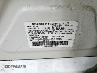 2012 Infiniti G25 Sedan Journey with VIN JN1DV6AP0CM810214, listed as a Copart auction lot 45651475 with 0 mi miles and Salvage Title. Bid and sale history available at carsss.com. Image 13.