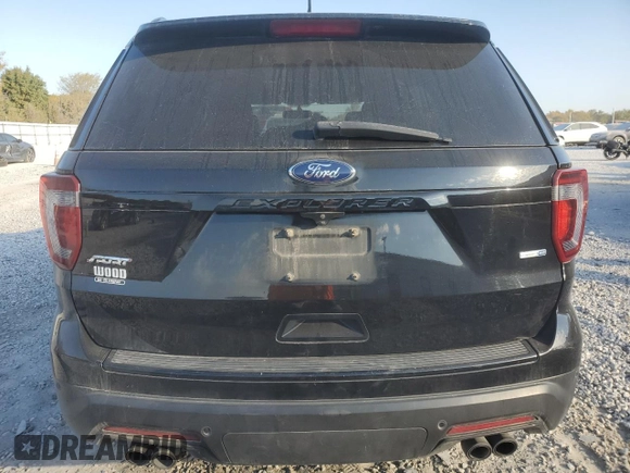2018 Ford Explorer Sport with VIN 1FM5K8GT4JGB11220, listed as a Copart auction lot 50001345 with 134,314 mi miles and Salvage title. Bid and sale history available at DreamBid. Image 6.
