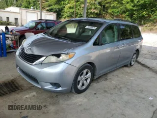 2011 Toyota Sienna LE AAS with VIN 5TDKK3DC3BS132386, listed as a Copart auction lot 66505525 with 335,354 mi miles and Salvage title. Bid and sale history available at DreamBid. Image 1.