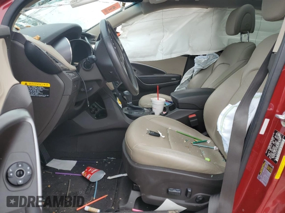 2017 Hyundai Santa Fe 2.4L with VIN 5XYZU3LB2HG399557, listed as a Copart auction lot 58777505 with 69,428 mi miles and Salvage title. Bid and sale history available at DreamBid. Image 7.
