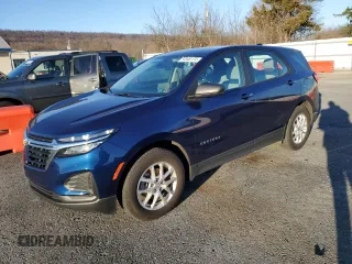 2023 Chevrolet Equinox LS with VIN 3GNAX5EG2PL179276, listed as a Copart auction lot 84946174 with 43,420 mi miles and Salvage title. Bid and sale history available at DreamBid. Image 1.