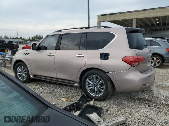 2015 Infiniti QX80 с VIN JN8AZ2NE4F9080504, выставлен на аукционе Copart как лот 59119665 с пробегом 99 462 миль миль и Чистый • Clean title. История ставок и продаж доступна на DreamBid. Изображение 2.