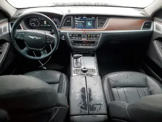 2020 Genesis G80 3.8L with VIN KMTFN4JE9LU334944, listed as a Copart auction lot 79417264 with 47,384 mi miles and Salvage Title. Bid and sale history available at DreamBid. Image 8.