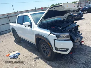 2025 Nissan Frontier SV with VIN 1N6ED1EJ3SN617347, listed as a IAAI auction lot 42363018 with 5,192 mi miles and . Bid and sale history available at DreamBid. Image 1.