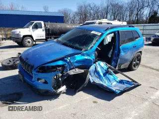 2018 Jeep Cherokee Limited with VIN 1C4PJMDX8JD571983, listed as a Copart auction lot 47087865 with 116,840 mi miles and Salvage Title. Bid and sale history available at carsss.com. Image 1.