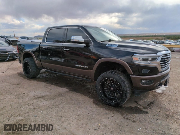 2021 Ram 1500 Longhorn with VIN 1C6SRFKT8MN504868, listed as a Copart auction lot 54559405 with 60,346 mi miles and Salvage title. Bid and sale history available at DreamBid. Image 4.
