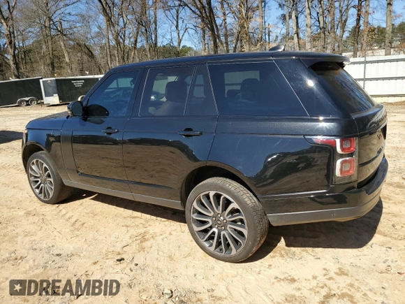2018 Land Rover Range Rover HSE with VIN SALGS2RKXJA381482, listed as a Copart auction lot 45715265 with 74,578 mi miles and Non repairable. Bid and sale history available at DreamBid. Image 2.