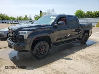 2024 Toyota Tundra TRD Pro Hybrid z VIN 5TFPC5DBXRX083746, wystawiony jako Copart lot #57482915 z przebiegiem 19 459 mil mil oraz Czysty tytuł • Clean title. Historia ofert i sprzedaży dostępna na DreamBid. Obrazek 1.