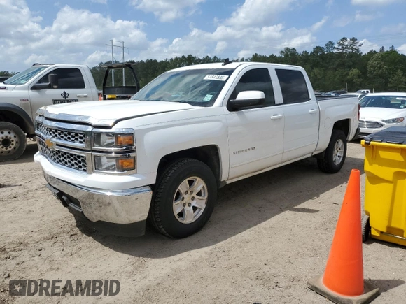 2015 Chevrolet Silverado 1500 LT with VIN 3GCPCREC5FG112584, listed as a Copart auction lot 51847895 with 252,585 mi miles and Salvage Title. Bid and sale history available at DreamBid. Image 1.