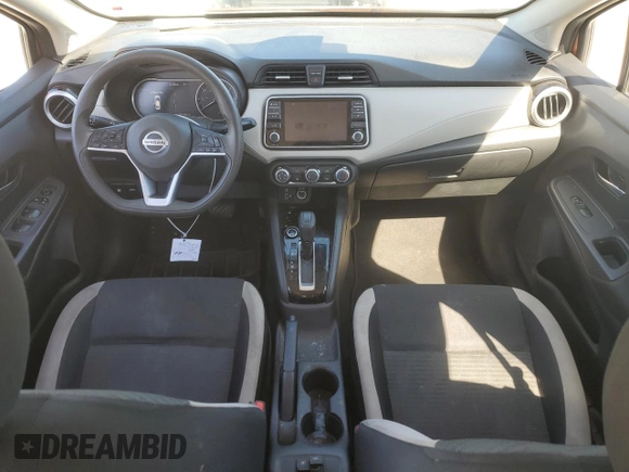 2022 Nissan Versa SV with VIN 3N1CN8EV5NL841939, listed as a Copart auction lot 48990195 with 57,076 mi miles and Salvage title. Bid and sale history available at DreamBid. Image 8.