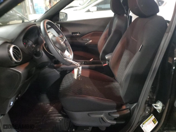 2022 Nissan Kicks SR with VIN 3N1CP5DV0NL494613, listed as a Copart auction lot 82007274 with 20,991 mi miles and Salvage Title. Bid and sale history available at carsss.com. Image 7.