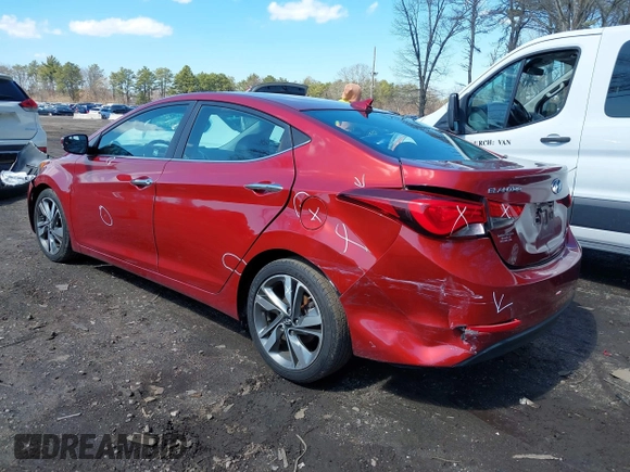 2015 Hyundai Elantra SE z VIN 5NPDH4AE1FH640919, wystawiony jako IAAI lot #41882093 z przebiegiem 121 987 mil mil oraz . Historia ofert i sprzedaży dostępna na DreamBid. Obrazek 6.