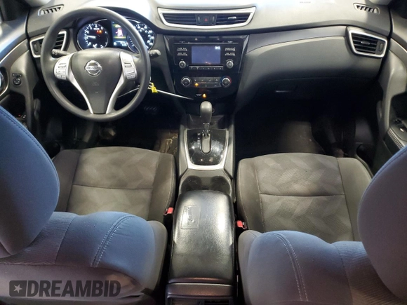 2016 Nissan Rogue SV with VIN KNMAT2MV1GP633895, listed as a Copart auction lot 43205725 with 89,410 mi miles and Non Repairable. Bid and sale history available at carsss.com. Image 8.