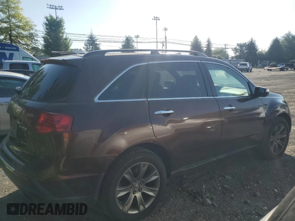 2011 Acura MDX Advance with VIN 2HNYD2H79BH000236, listed as a Copart auction lot 61029635 with 338,614 mi miles and Clean title. Bid and sale history available at DreamBid. Image 3.