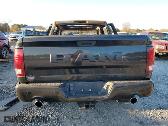 2018 Ram 1500 Night with VIN 1C6RR7MT5JS152282, listed as a Copart auction lot 42986395 with 0 mi miles and Salvage Title. Bid and sale history available at carsss.com. Image 6.