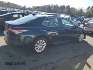2020 Toyota Camry LE with VIN 4T1C11AK3LU399494, listed as a Copart auction lot 48527215 with 43,454 mi miles and Salvage Title. Bid and sale history available at carsss.com. Image 3.