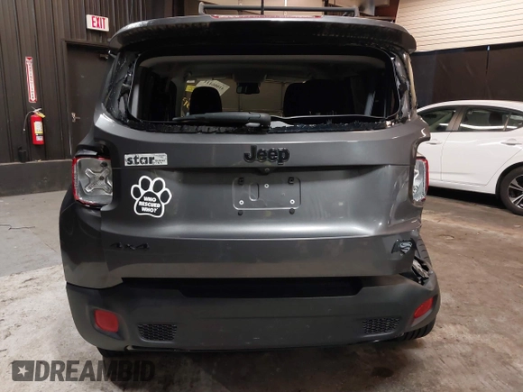 2016 Jeep Renegade Latitude with VIN ZACCJBBT7GPD01219, listed as a IAAI auction lot 41806111 with 100,807 mi miles. Bid and sale history available at carsss.com. Image 16.