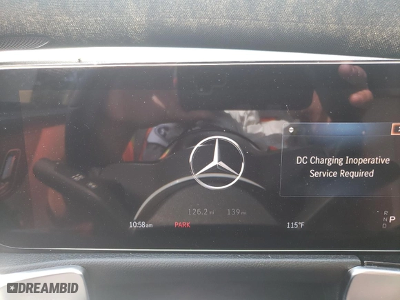 2024 Mercedes-Benz EQB with VIN W1N9M1DB9RN089282, listed as a Copart auction lot 61737084 with 139 mi miles and Salvage Title. Bid and sale history available at carsss.com. Image 9.