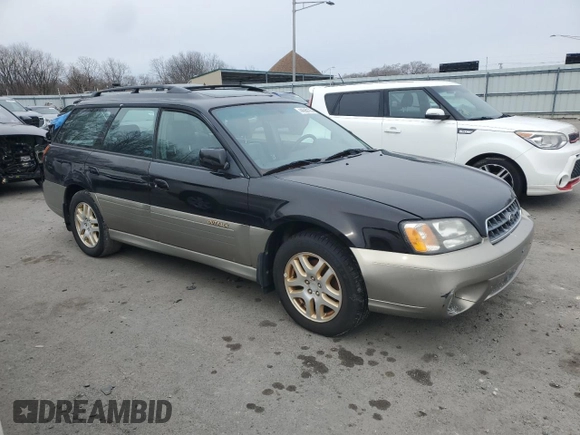 2003 Subaru Legacy Outback Limited with VIN 4S3BH686637611191, listed as a Copart auction lot 44586135 with Not provided miles and Clean title. Bid and sale history available at DreamBid. Image 4.
