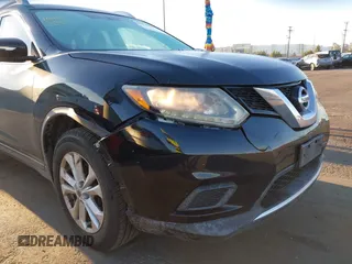 2015 Nissan Rogue SV with VIN KNMAT2MTXFP505183, listed as a IAAI auction lot 41878121 with 127,677 mi miles. Bid and sale history available at carsss.com. Image 6.