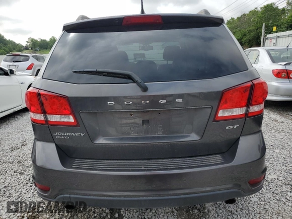 2017 Dodge Journey GT z VIN 3C4PDDEG5HT707190, wystawiony jako Copart lot #58492015 z przebiegiem 104 405 mil mil oraz Szkoda całkowita • Salvage title. Historia ofert i sprzedaży dostępna na DreamBid. Obrazek 6.