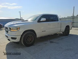 2022 Ram 1500 Laramie with VIN 1C6SRFRT6NN167351, listed as a Copart auction lot 51980245 with 69,657 mi miles and Clean title. Bid and sale history available at DreamBid. Image 1.