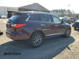 2015 Infiniti QX60 with VIN 5N1AL0MN0FC521448, listed as a Copart auction lot 48426595 with 155,248 mi miles and Salvage Title. Bid and sale history available at DreamBid. Image 3.