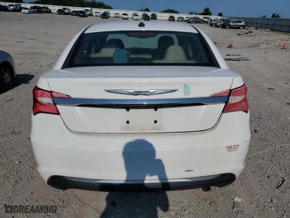 2013 Chrysler 200 Touring with VIN 1C3CCBBBXDN570387, listed as a Copart auction lot 62681384 with 0 mi miles and Salvage Title. Bid and sale history available at carsss.com. Image 6.