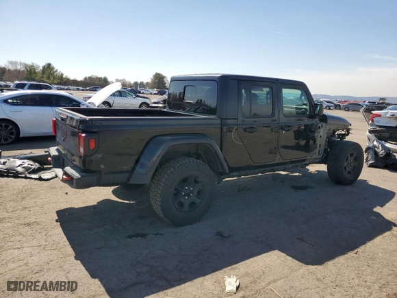 2022 Jeep Gladiator Mojave with VIN 1C6JJTEG1NL142704, listed as a Copart auction lot 47958905 with 48,326 mi miles and Salvage Title. Bid and sale history available at carsss.com. Image 3.