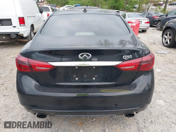 2018 Infiniti Q50 Luxe with VIN JN1EV7APXJM353659, listed as a IAAI auction lot 39289470 with 124,830 mi miles and . Bid and sale history available at DreamBid. Image 17.