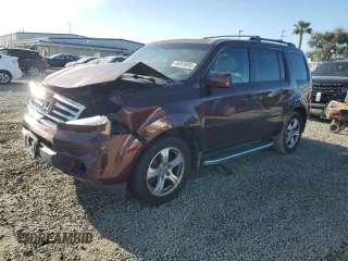 2012 Honda Pilot EX-L with VIN 5FNYF4H64CB019433, listed as a Copart auction lot 49353805 with 177,645 mi miles and Salvage Title. Bid and sale history available at carsss.com. Image 1.