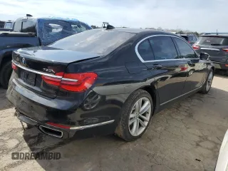 2017 BMW 7 Series 750i with VIN WBA7F0C54HGM21367, listed as a Copart auction lot 40801593 with 74,477 mi miles. Bid and sale history available at carsss.com. Image 3.
