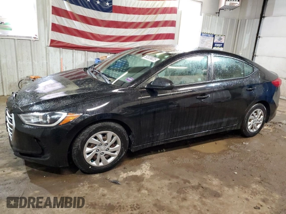 2018 Hyundai Elantra SE z VIN KMHD74LFXJU512214, wystawiony jako Copart lot #50539025 z przebiegiem 76 068 mil mil oraz Szkoda całkowita • Salvage title. Historia ofert i sprzedaży dostępna na DreamBid. Obrazek 1.