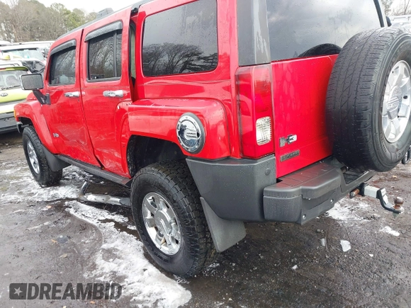 2008 Hummer H3 Luxury z VIN 5GTEN43E288201443, wystawiony jako IAAI lot #41386906 z przebiegiem 165 975 mil mil oraz . Historia ofert i sprzedaży dostępna na DreamBid. Obrazek 3.