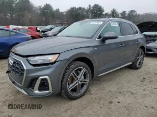 2021 Audi Q5 Premium Plus with VIN WA1E2AFY2M2125640, listed as a Copart auction lot 85183034 with 64,290 mi miles and Salvage Title. Bid and sale history available at carsss.com. Image 1.
