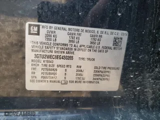 2014 GMC Sierra 1500 Denali with VIN 3GTU2WEC8EG430265, listed as a Copart auction lot 48785675 with 179,818 mi miles and Salvage Title. Bid and sale history available at carsss.com. Image 12.