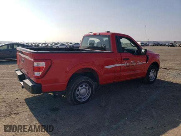 2021 Ford F-150 XL z VIN 1FTMF1CP3MKD82677, wystawiony jako Copart lot #82826014 z przebiegiem 98 441 mil mil oraz Szkoda całkowita • Salvage title. Historia ofert i sprzedaży dostępna na DreamBid. Obrazek 3.