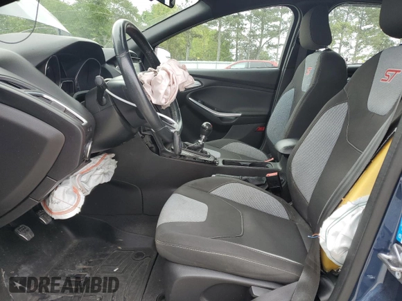 2018 Ford Focus ST with VIN 1FADP3L97JL283947, listed as a Copart auction lot 53208885 with 72,284 mi miles and Salvage Title. Bid and sale history available at DreamBid. Image 7.