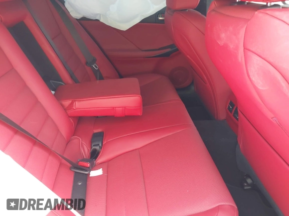 2025 Lexus IS 350 F Sport with VIN JTHGZ1E24S5039764, listed as a IAAI auction lot 42566515 with 1,107 mi miles and . Bid and sale history available at DreamBid. Image 8.