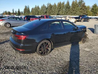 2018 Audi S4 Prestige with VIN WAUC4AF48JA132448, listed as a Copart auction lot 77536224 with 38,891 mi miles and Salvage Title. Bid and sale history available at carsss.com. Image 3.