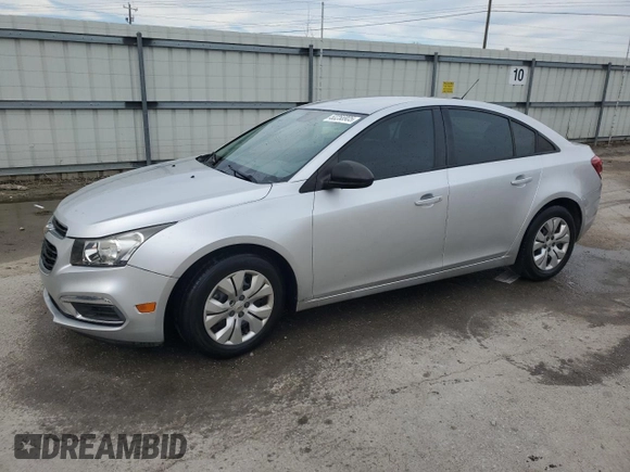 2015 Chevrolet Cruze LS with VIN 1G1PA5SH7F7143578, listed as a Copart auction lot 50256905 with 121,519 mi miles and Salvage Title. Bid and sale history available at DreamBid. Image 1.