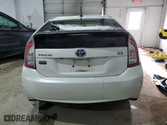 2013 Toyota Prius One with VIN JTDKN3DU9D5625319, listed as a Copart auction lot 41806135 with 85,607 mi miles and Salvage Title. Bid and sale history available at carsss.com. Image 6.
