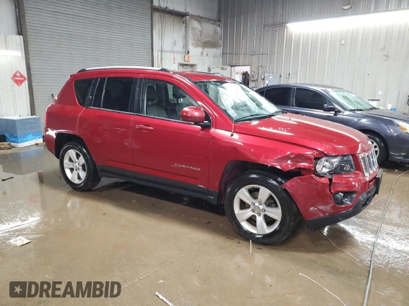 2015 Jeep Compass High Altitude Edition with VIN 1C4NJDEB0FD303141, listed as a Copart auction lot 49101085 with 134,445 mi miles and Salvage Title. Bid and sale history available at carsss.com. Image 4.