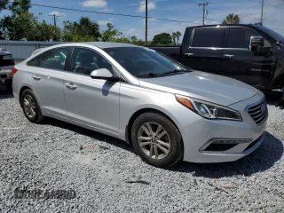 2015 Hyundai Sonata 2.4L SE with VIN 5NPE24AF5FH185412, listed as a Copart auction lot 53329505 with 90,018 mi miles and Salvage Title. Bid and sale history available at carsss.com. Image 4.