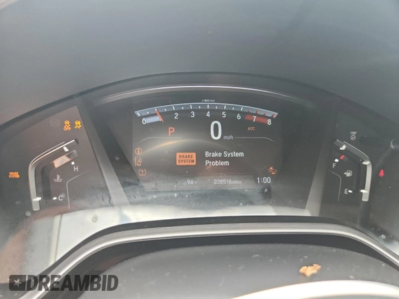 2020 Honda CR-V EX-L with VIN 2HKRW2H88LH671645, listed as a Copart auction lot 61898125 with 38,516 mi miles and Salvage title. Bid and sale history available at DreamBid. Image 9.