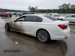 2011 BMW 7 Series 740Li with VIN WBAKB4C58BC574846, listed as a Copart auction lot 44888895 with Not Provided miles and Non Repairable. Bid and sale history available at carsss.com. Image 2.