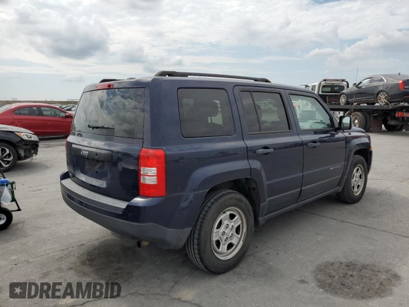 2016 Jeep Patriot Sport with VIN 1C4NJPBA5GD561198, listed as a Copart auction lot 78675303 with 75,132 mi miles and Salvage Title. Bid and sale history available at carsss.com. Image 3.