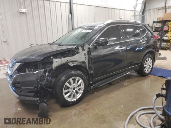 2018 Nissan Rogue SV with VIN KNMAT2MV3JP540464, listed as a Copart auction lot 46167135 with 90,639 mi miles and Salvage Title. Bid and sale history available at carsss.com. Image 1.