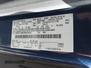 2018 Ford Transit XL with VIN 1FMZK1YM9JKB14045, listed as a IAAI auction lot 41641447 with 164,628 mi miles and . Bid and sale history available at DreamBid. Image 9.